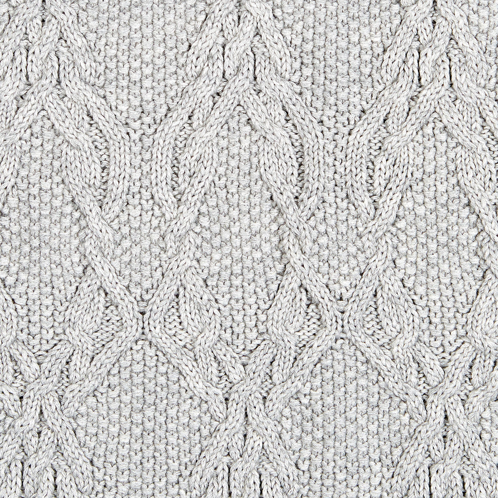 toshi organic cotton baby blanket in dove grey