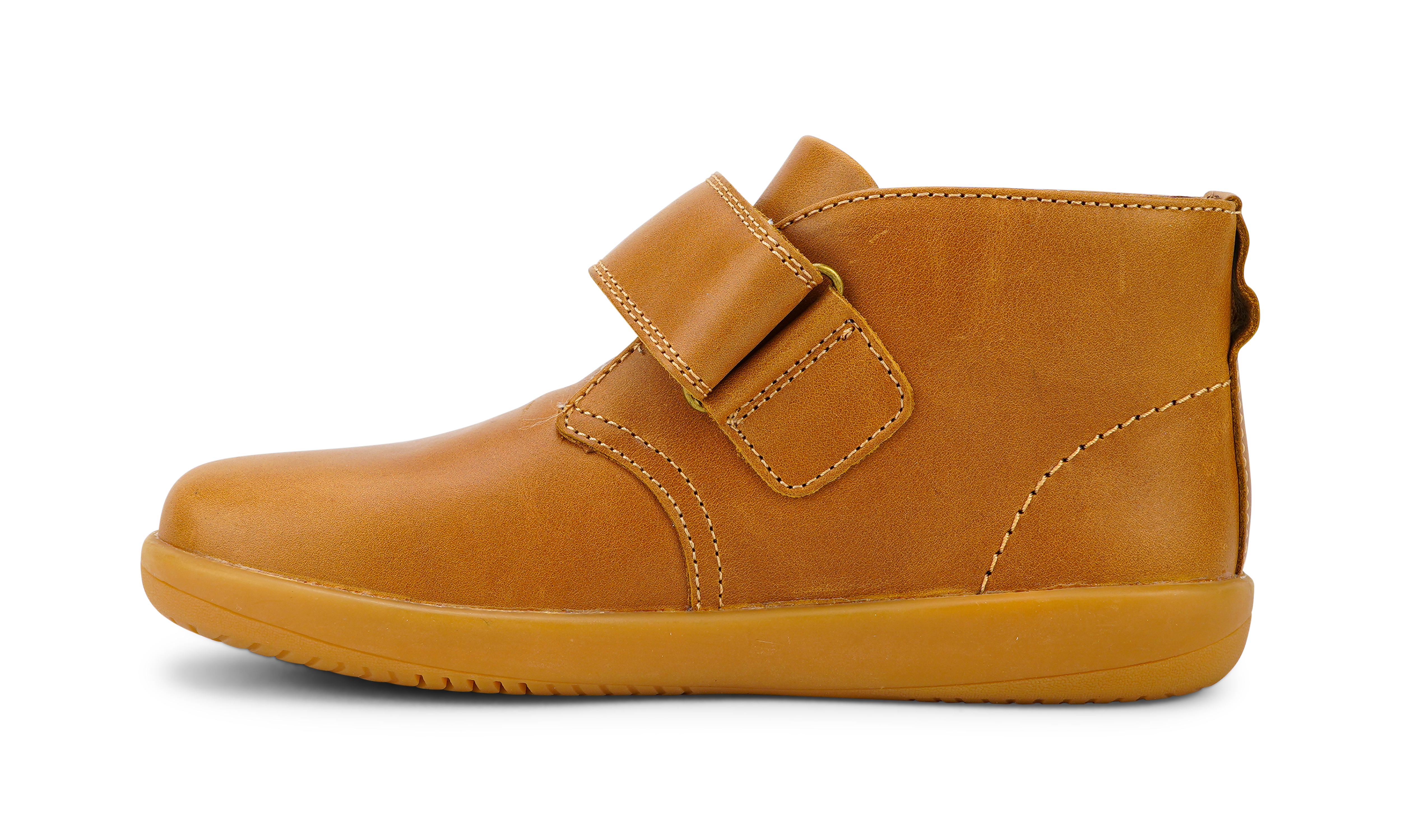 bobux kid plus desert boot in quickdry caramel