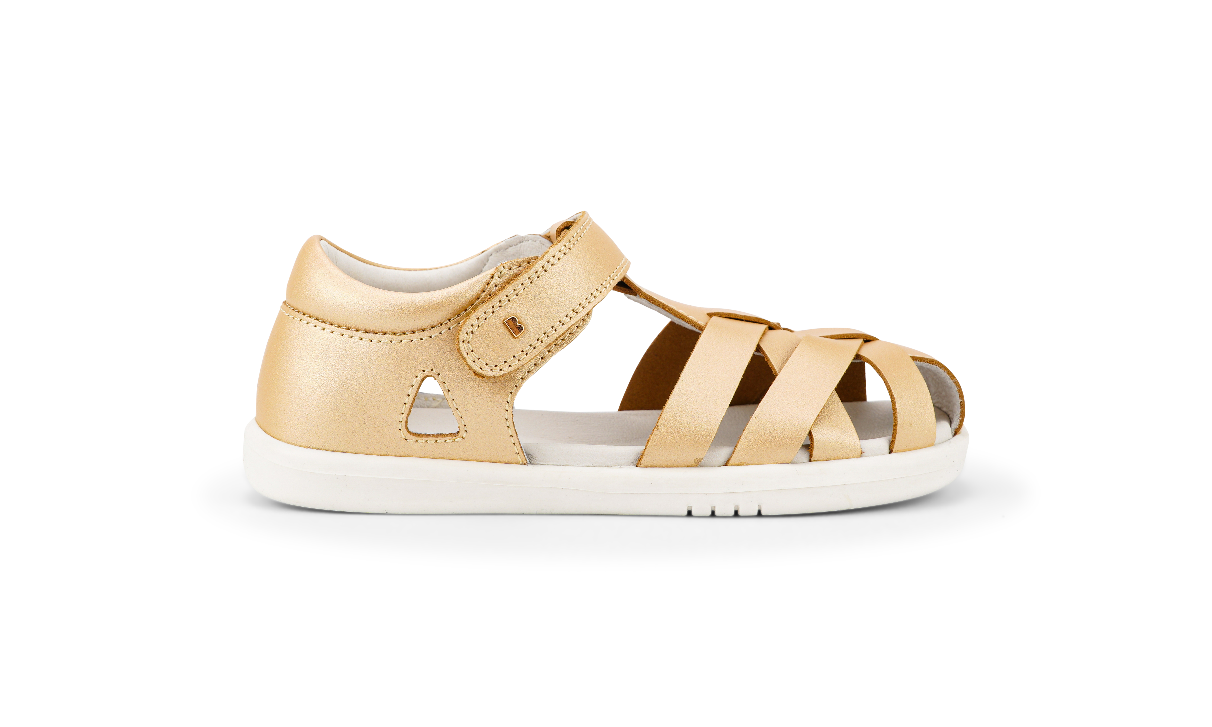Bobux Kid + Tropicana II Sandal (Quickdry Pale Gold)