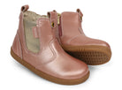 Bobux i walk leather jodhpur boots in rose gold