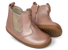 bobux step up jodhpur boots in rose gold