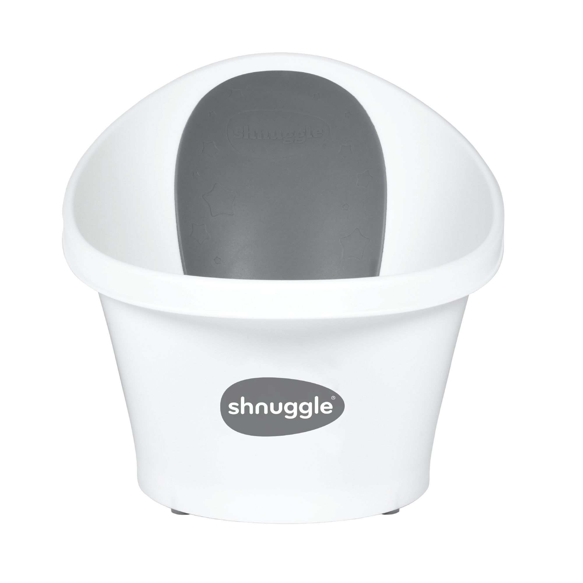 Shnuggle Baby Bath (White/Grey Stars)