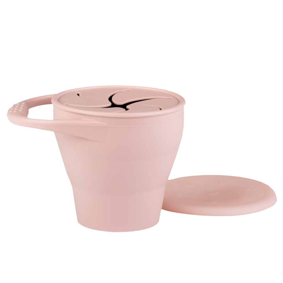 petite eats no-spill container in dusty lilac colour way
