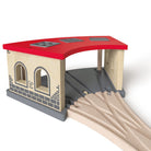 hape railway big engine shed