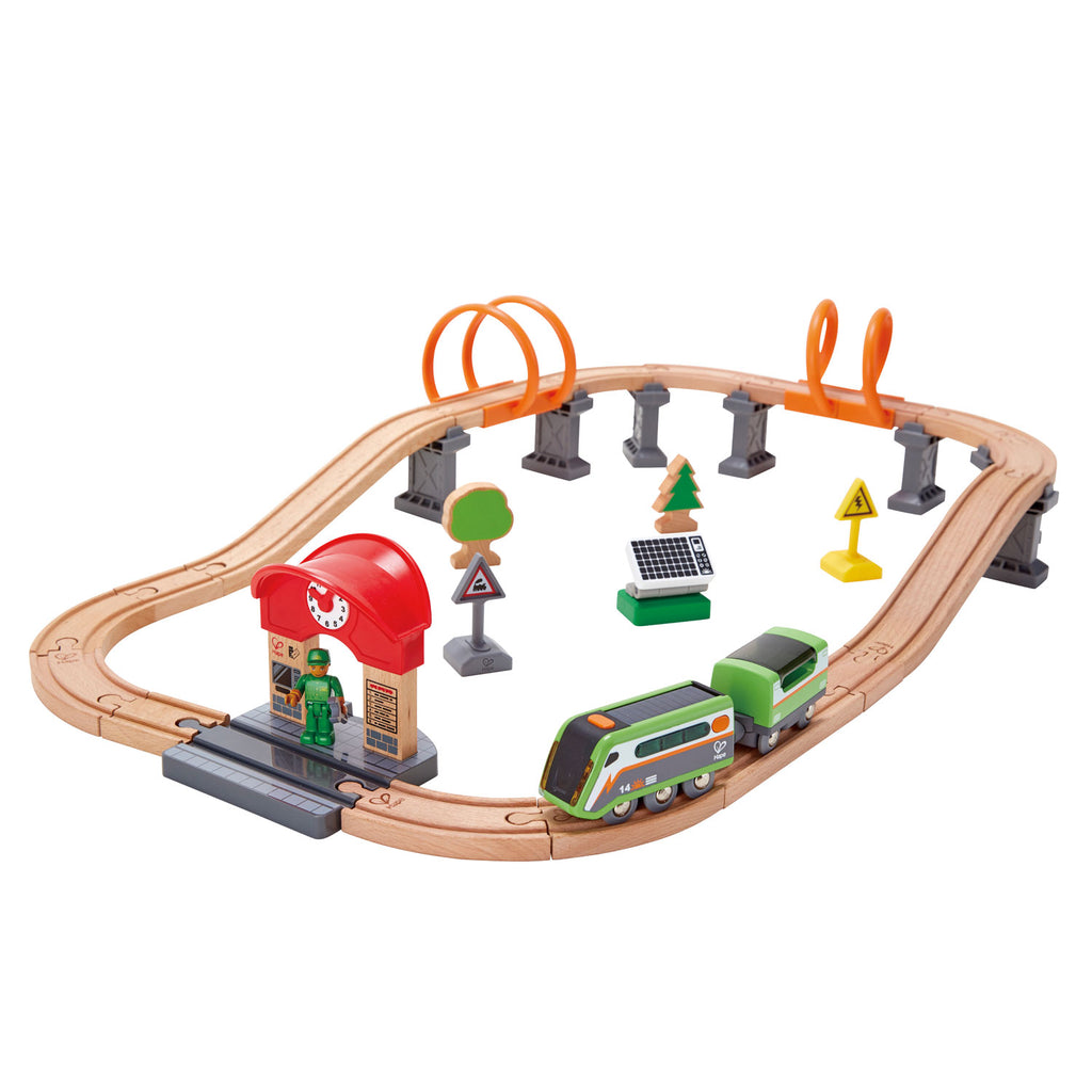 hape solar powered train circuit