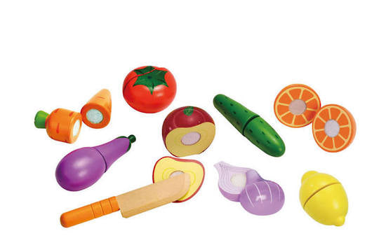 hape wooden fresh fruit and vegetable set