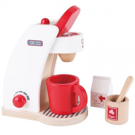 hape wooden coffee maker set