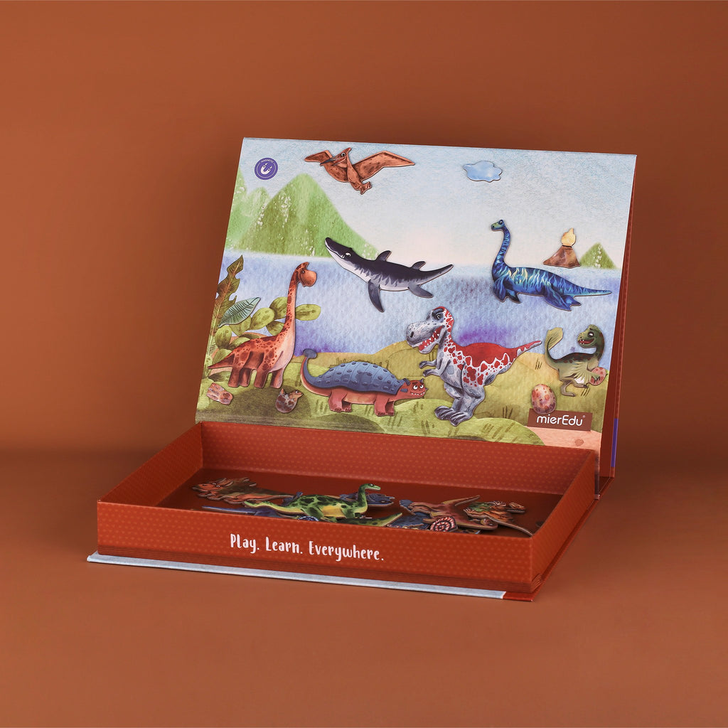mieredu magnetic set all about dinosaurs