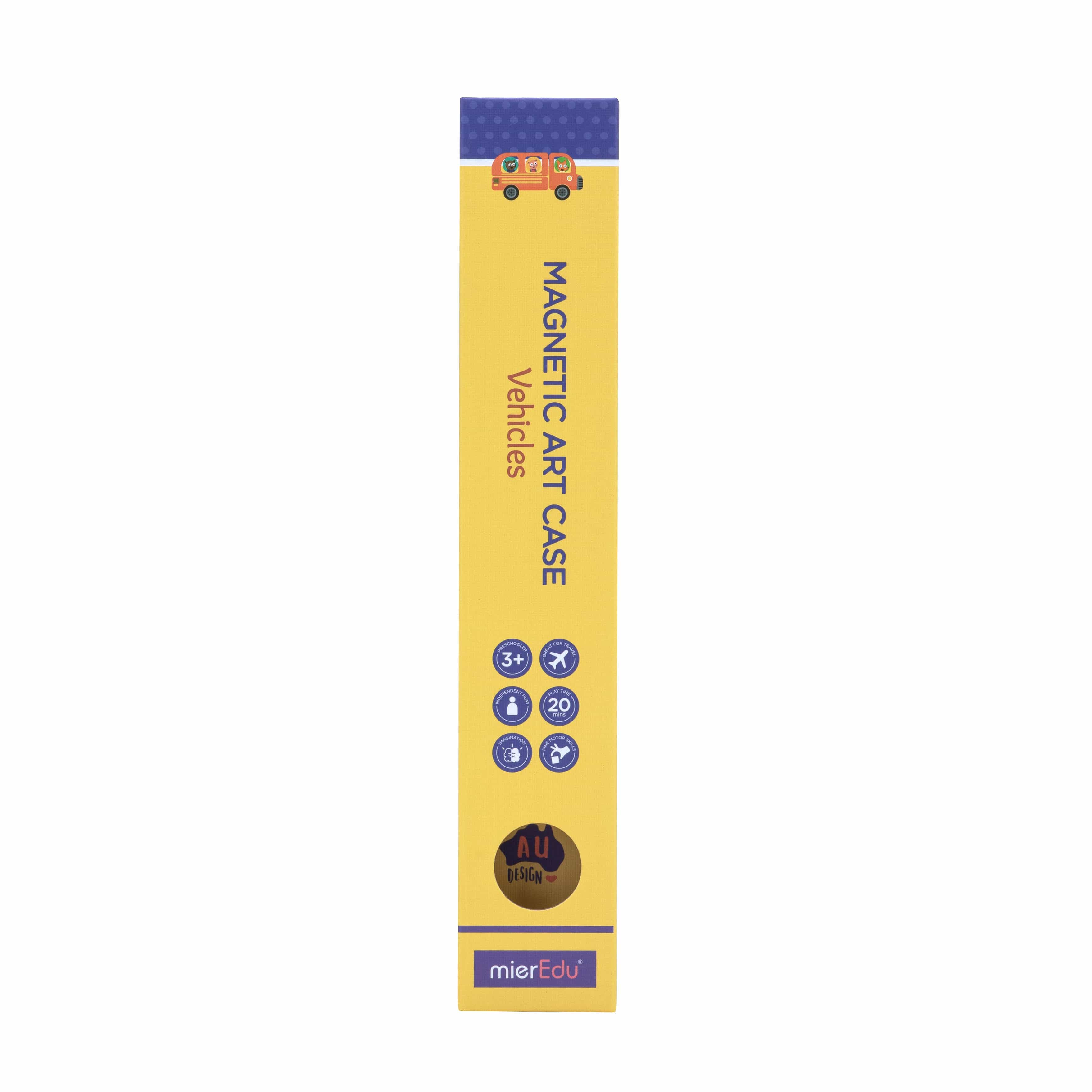mieredu magnetic art case vehicles