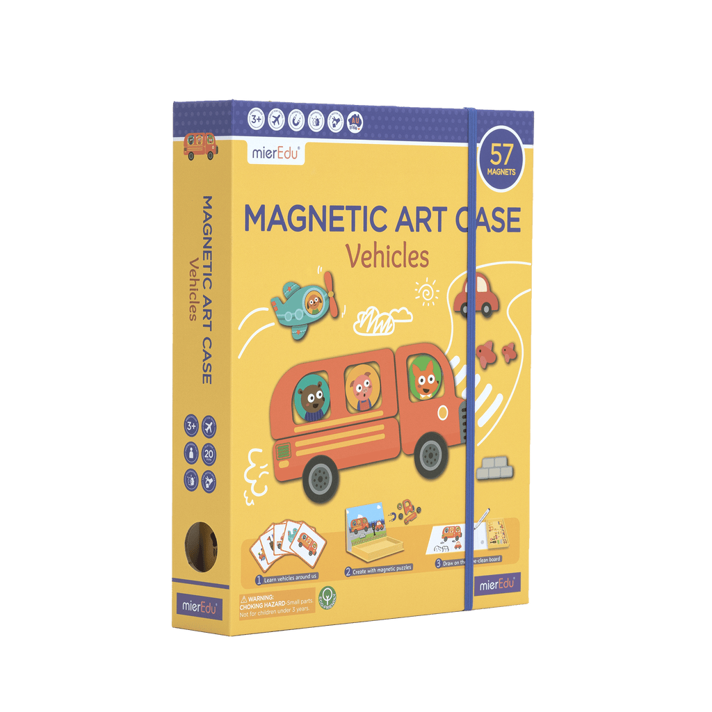 mieredu magnetic art case vehicles