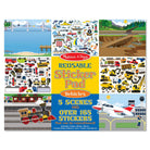 melissa & doug reusable sticker pad vehicles theme
