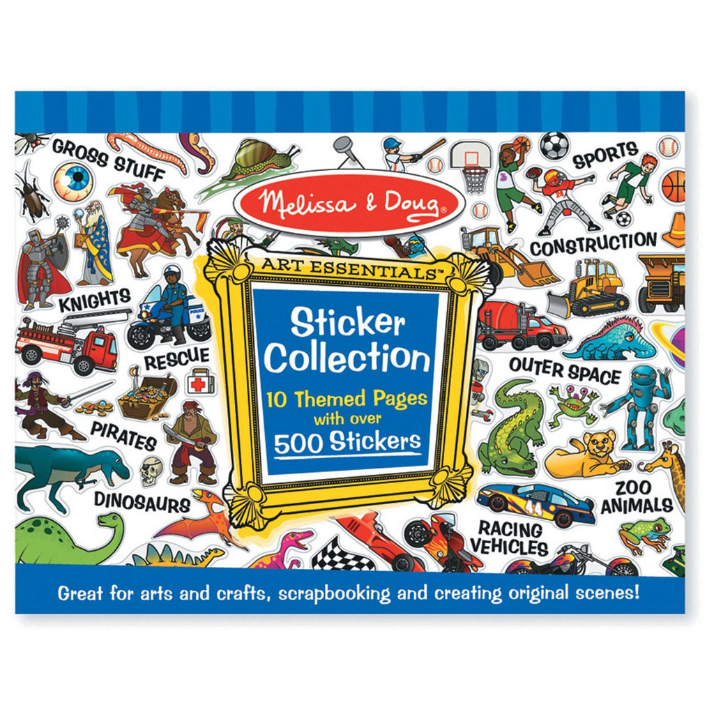 melissa & doug blue collection sticker pad
