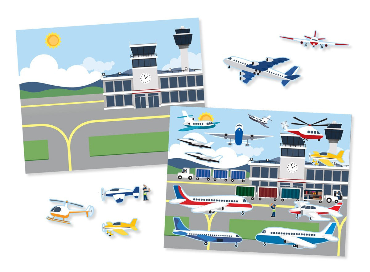 melissa & doug reusable sticker pad vehicles theme