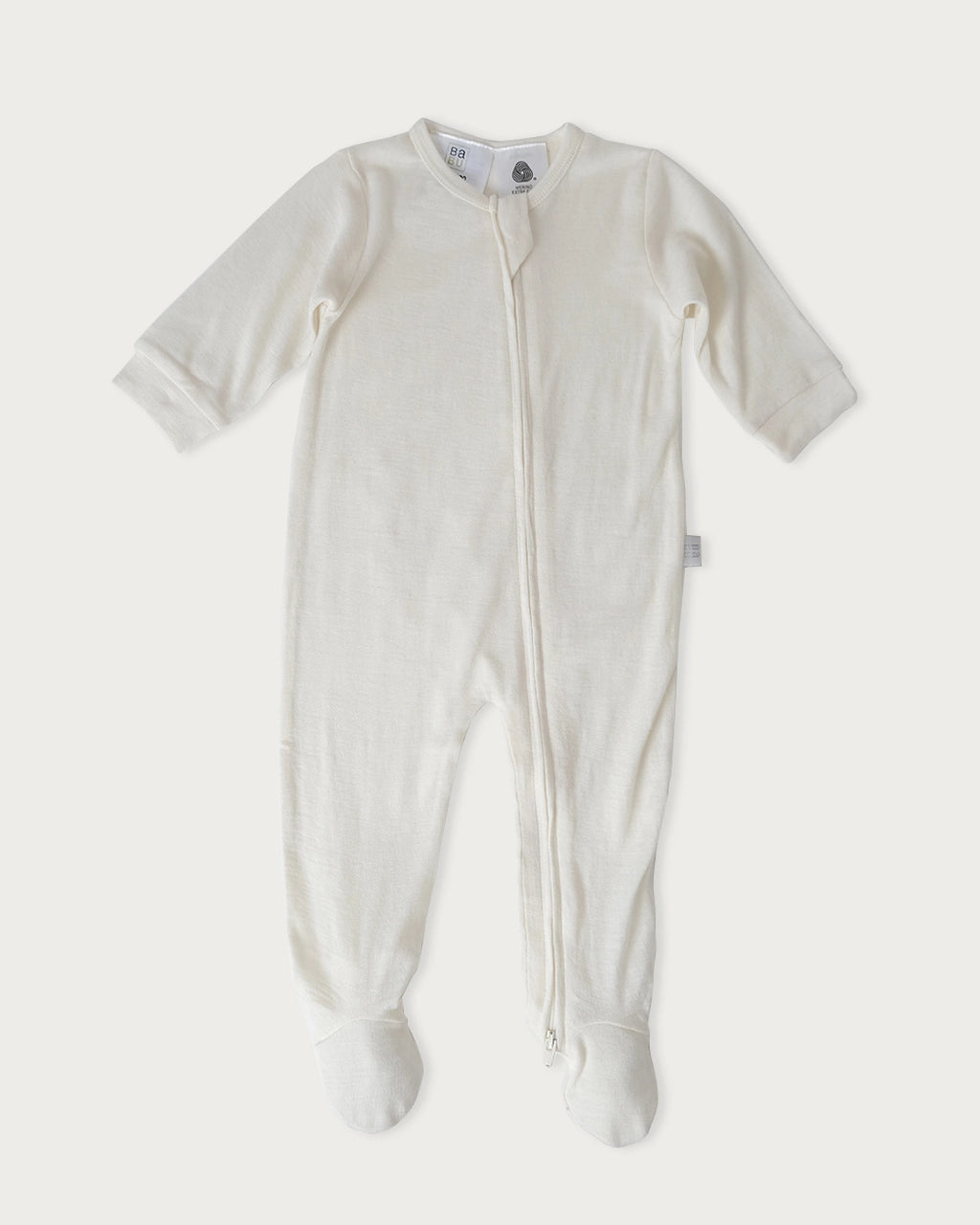Babu Merino All in One with Feet (Cream)