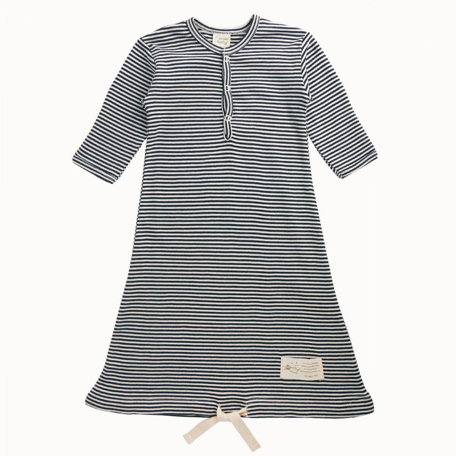 nature baby organic cotton baby gown