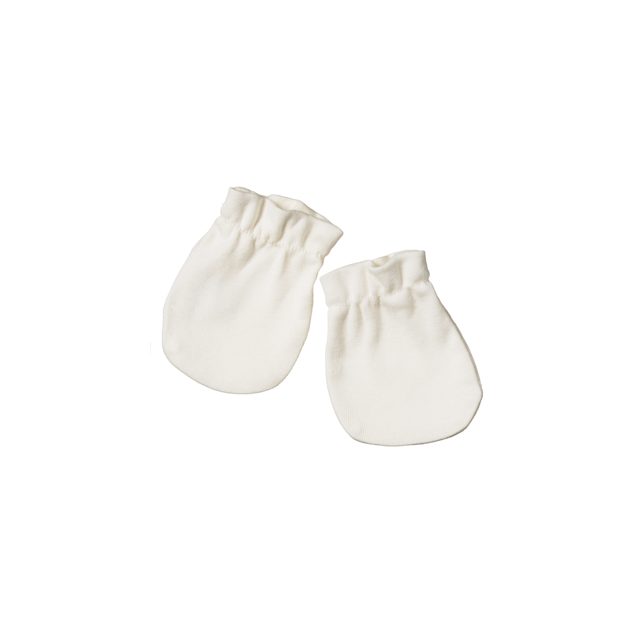 nature baby organic cotton baby mitten in natural