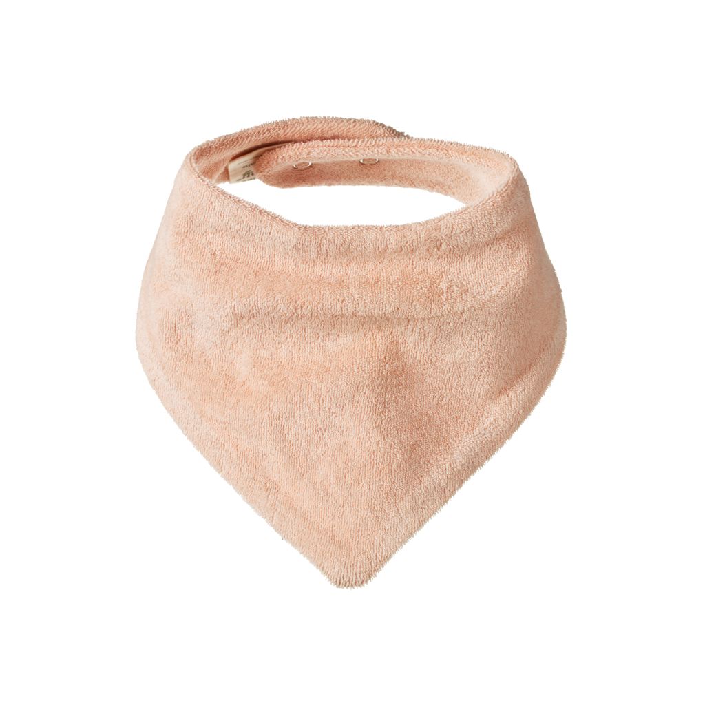 Nature Baby Terry Triangle Bib (Rose Dust)