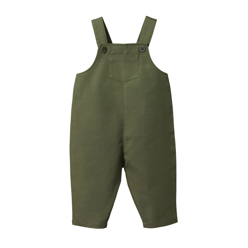 Nature Baby Tucker Overalls (Thyme)