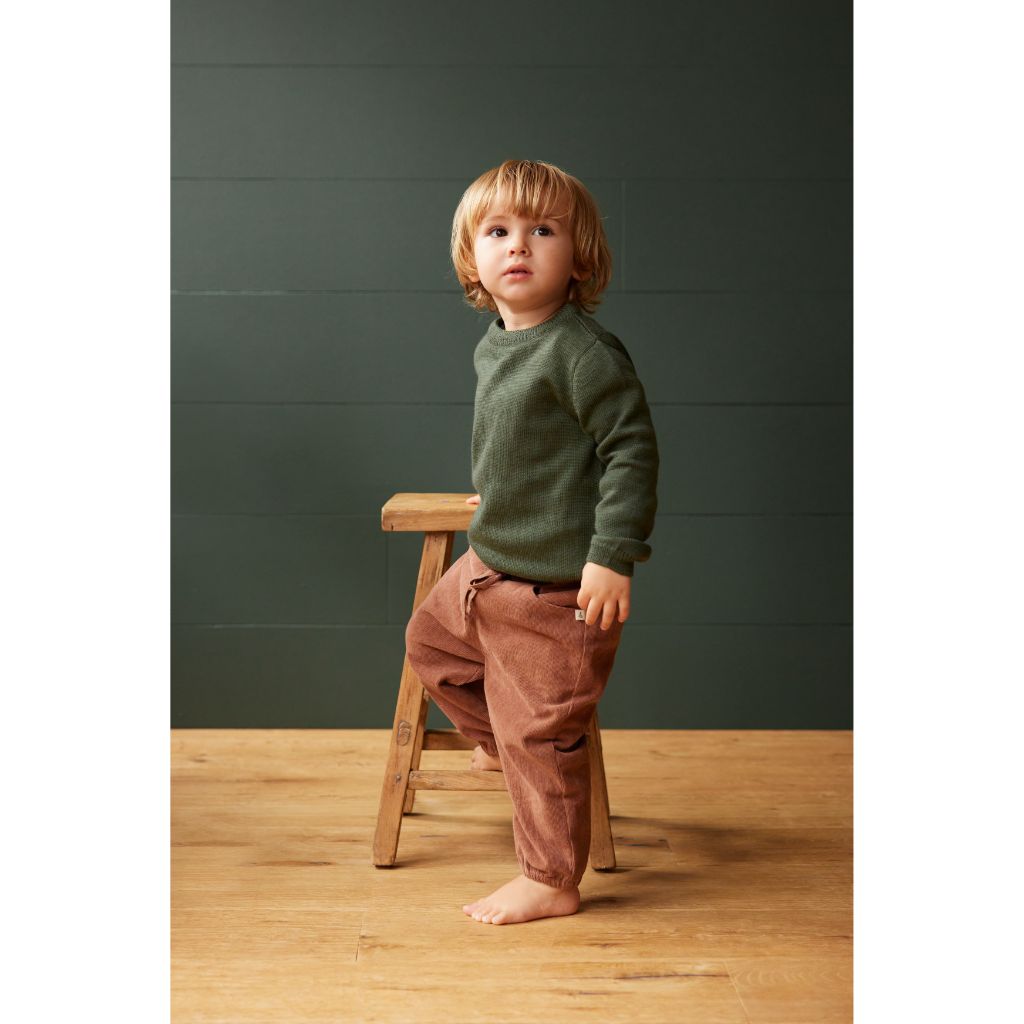 Nature Baby Merino Knit Pullover (Thyme)