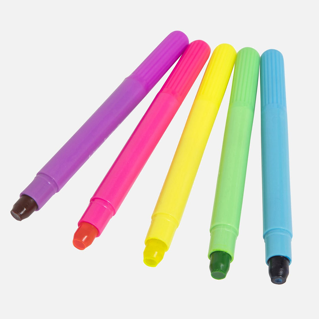 tiger tribe neon gel crayons set