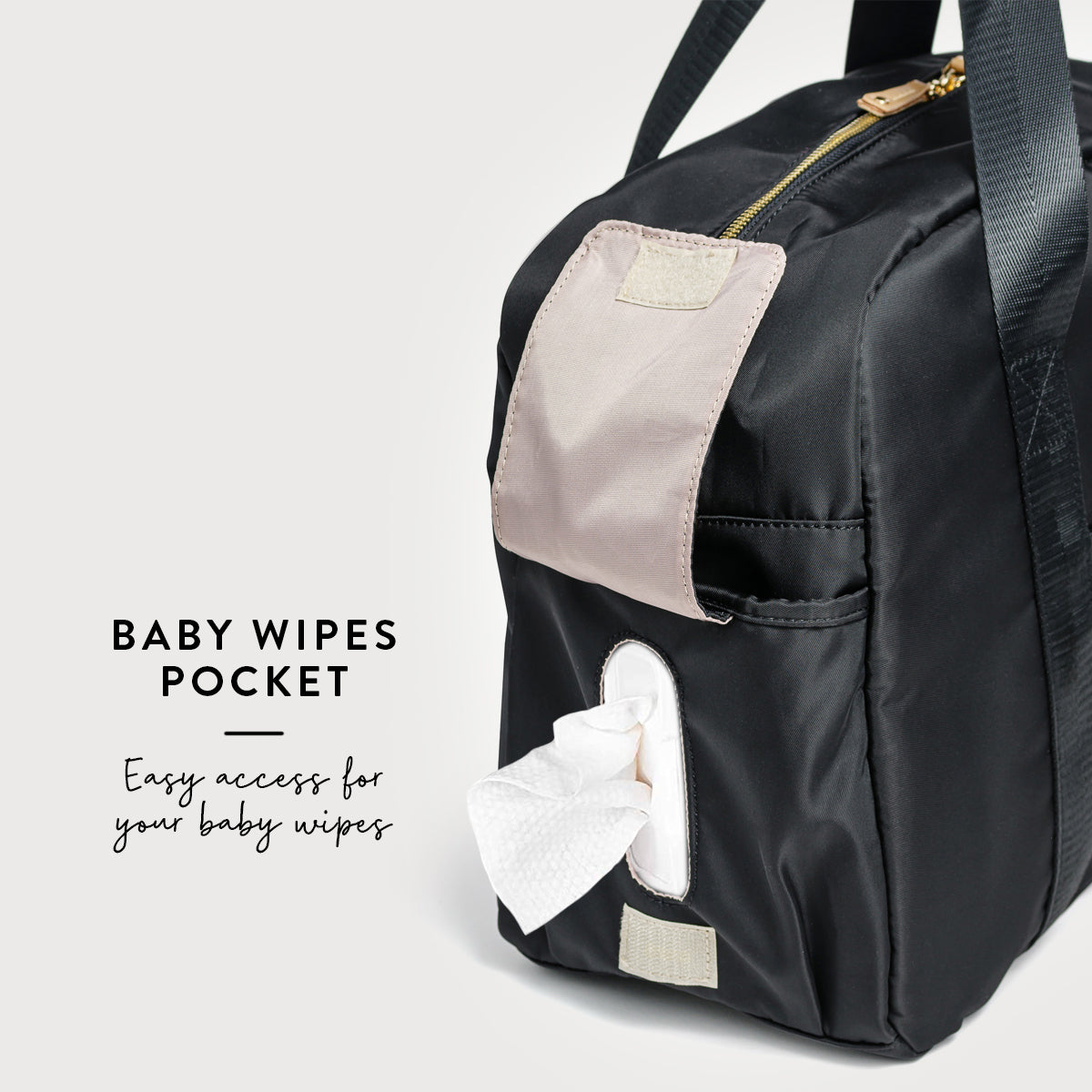 Pretty Brave Stella Baby Bag (Black)