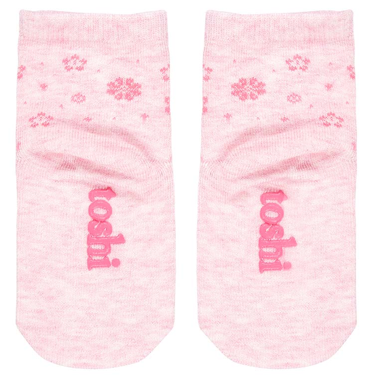 toshi baby cotton socks in fleur print