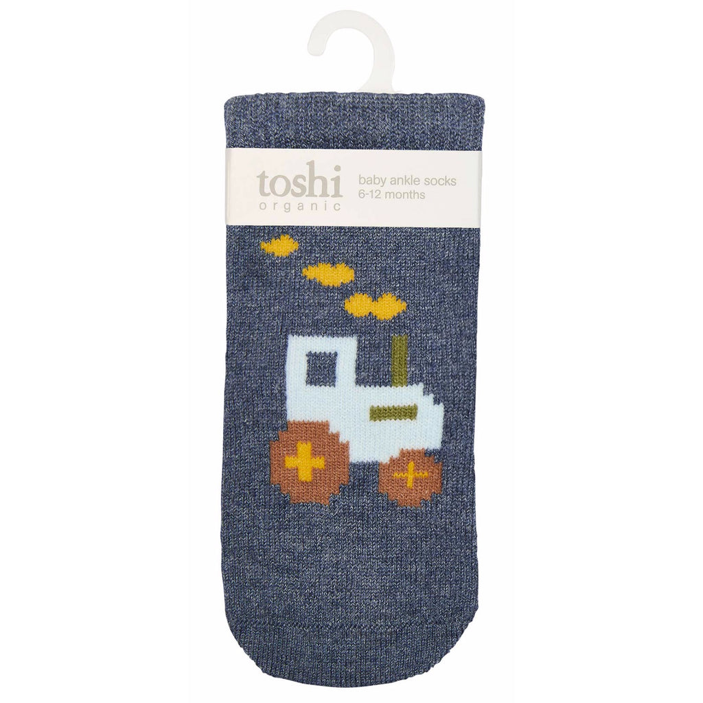 toshi baby socks mr tractor