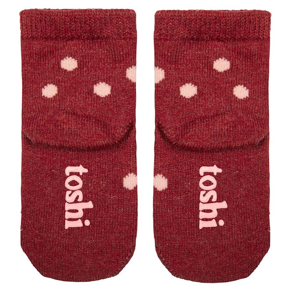 toshi baby socks rosewood
