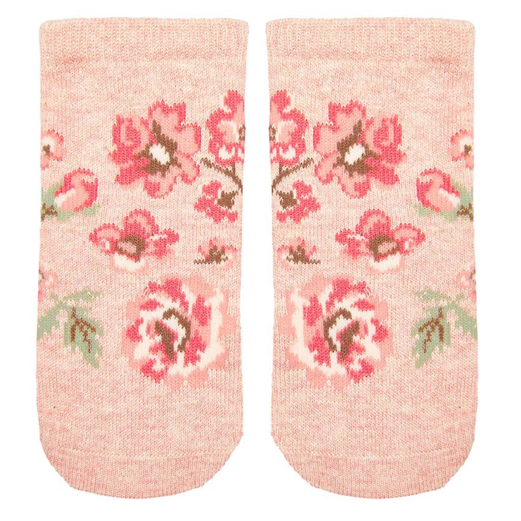 toshi baby socks in wild rose blossom