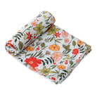 little unicorn cotton muslin swaddle in primrose patch
