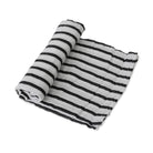 little unicorn cotton muslin swaddle in breton stripes