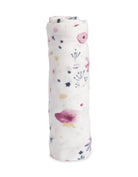 little unicorn deluxe muslin swaddle in fairy garden