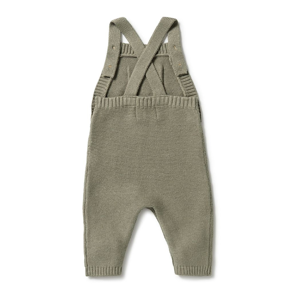 W&F Knitted Overalls (Dark Ivy)