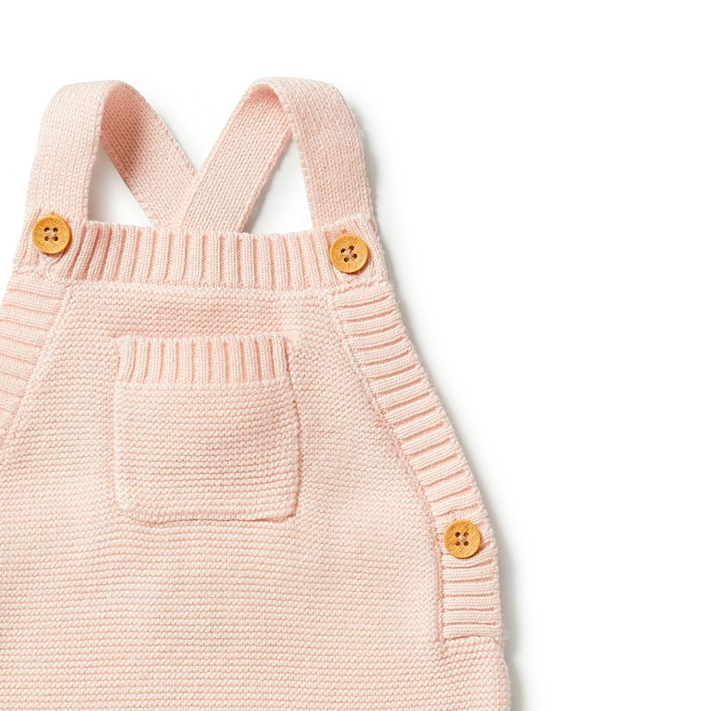 W&F Knitted Overalls (Blush)