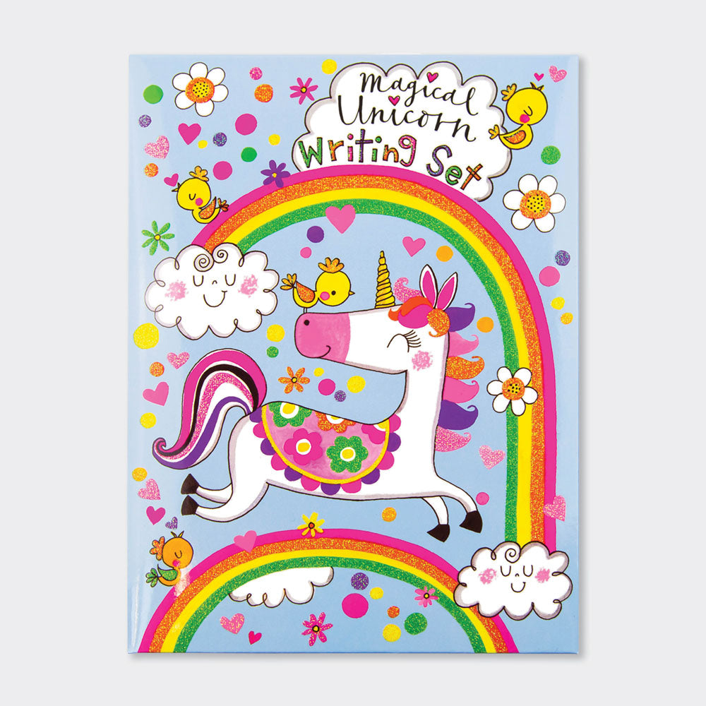 rachel ellen design childrens writing set magical unicorns