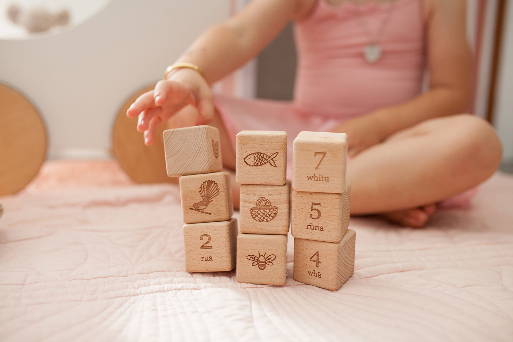 OTD Tahi Rua Toru Wooden Block Set