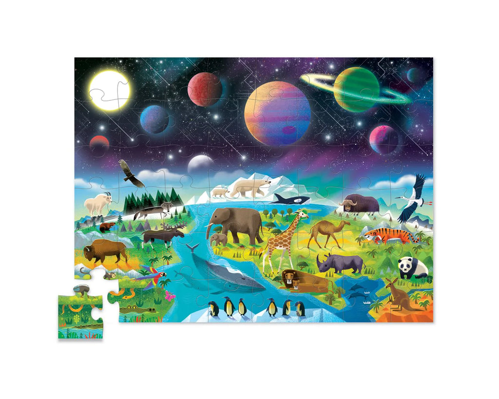 Croc Creek Above & Below 48 Piece Puzzle (Earth & Space)