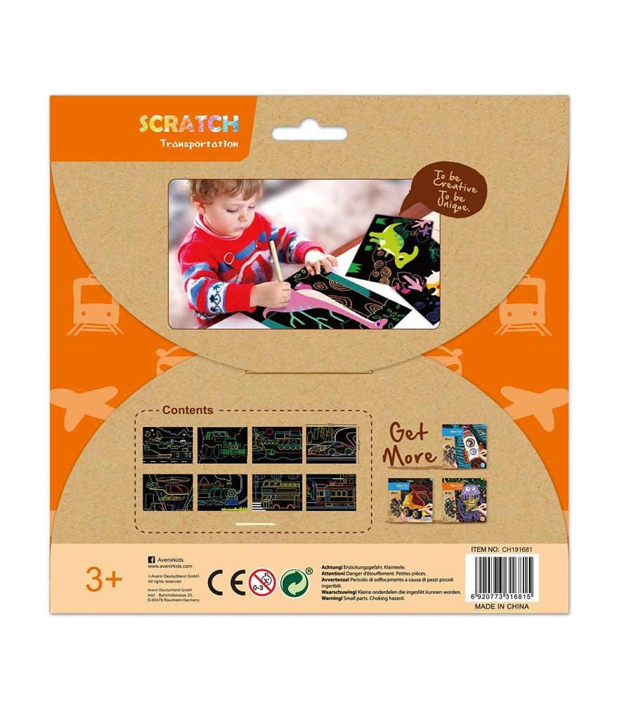 avenir scratch art kit construction