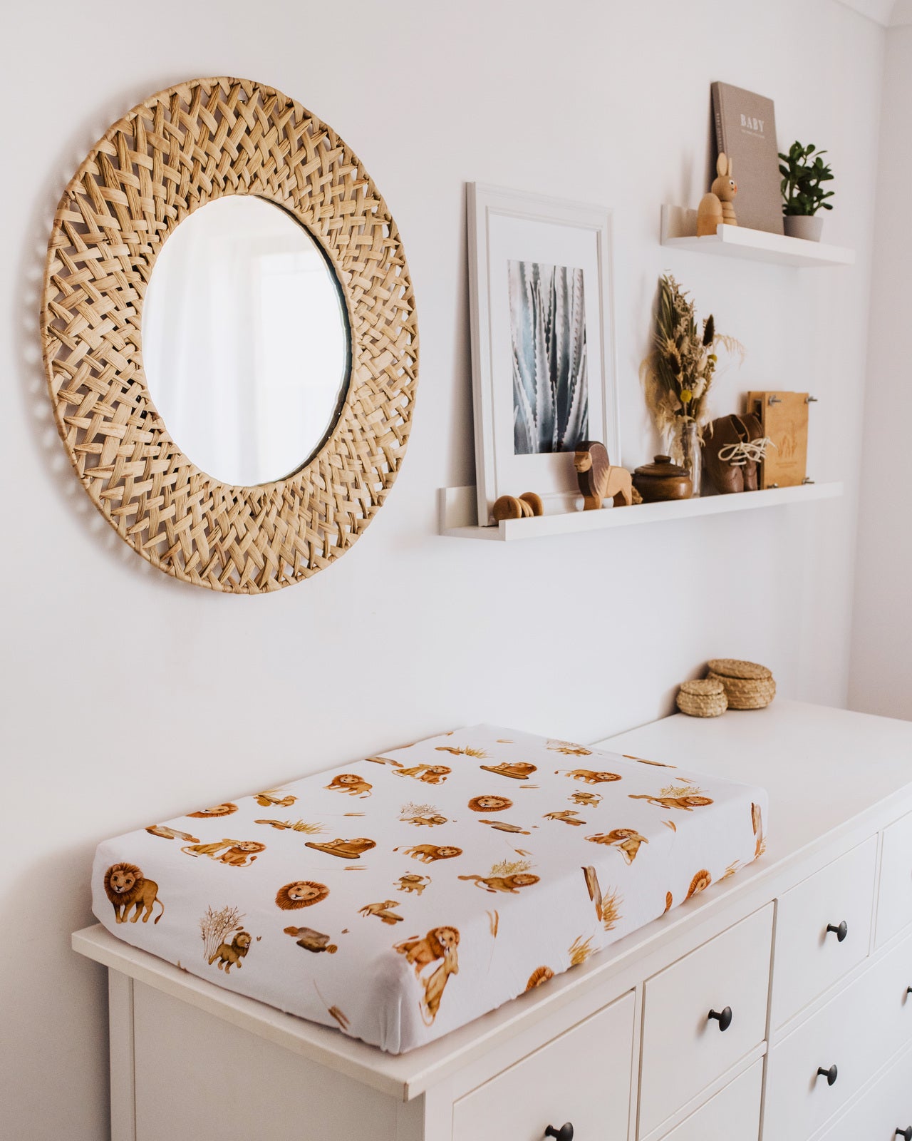 Snuggle Hunny Kids Bassinet Sheet (Lion)