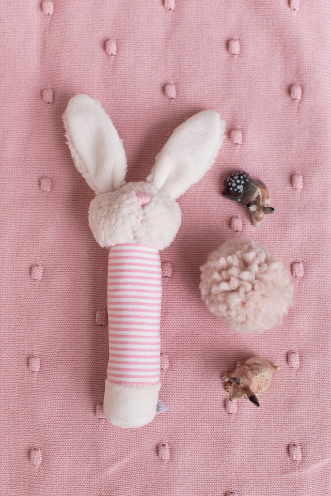 Nana Huchy Bella the Bunny Rattle (Pink)