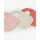 Little Unicorn Cotton Muslin Classic Bib 3 Pack (Rose Petal)