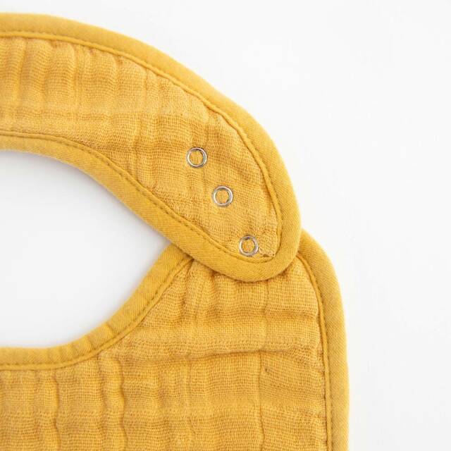 Little Unicorn Cotton Muslin Classic Bib 3 Pack (Mustard)