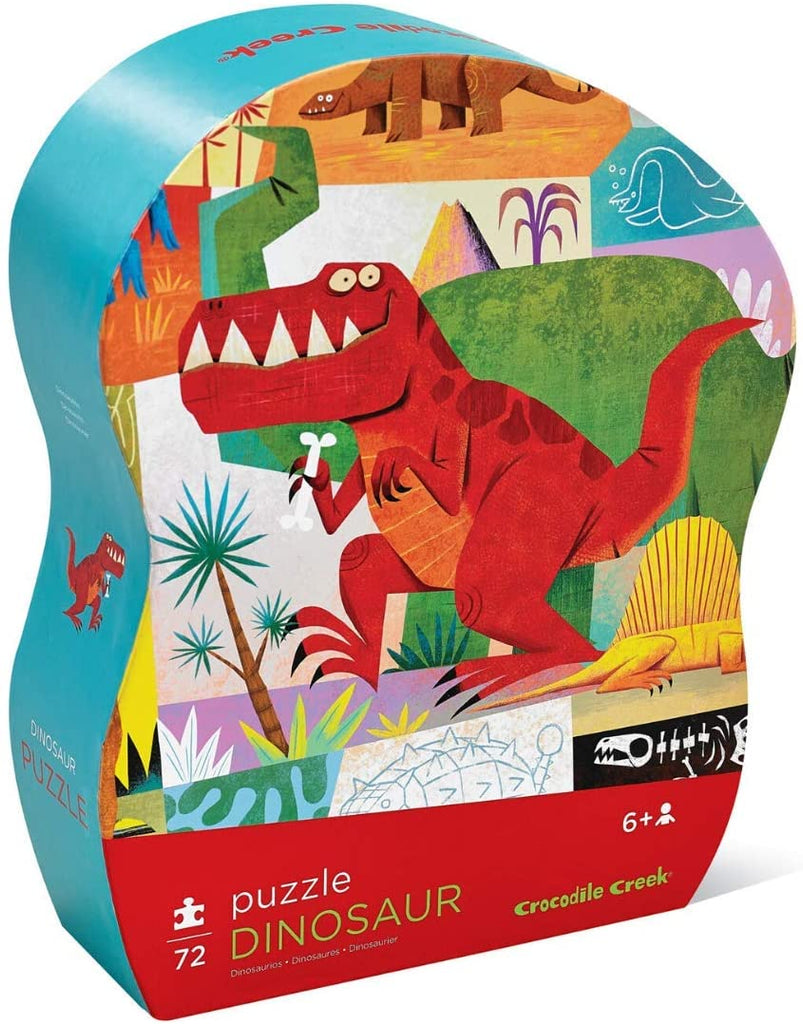 crocodile creek 72 piece junior dinosaur puzzle