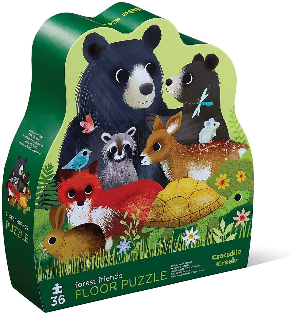 crocodile creek forest friends 36 piece puzzle