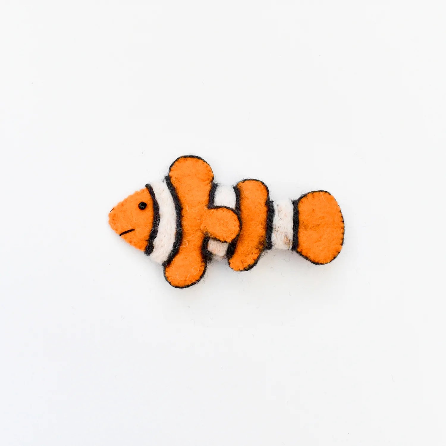 Taras Treasures Felt Clownfish Finger Puppet