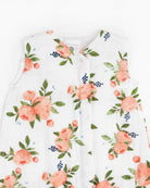 Little Unicorn Cotton Muslin Sleeping Bag (Watercolour Roses)
