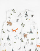 Little Unicorn Muslin Sleeping Bag (Forest Friends)