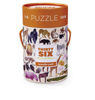 crocodile creek 100 piece wild animal puzzle