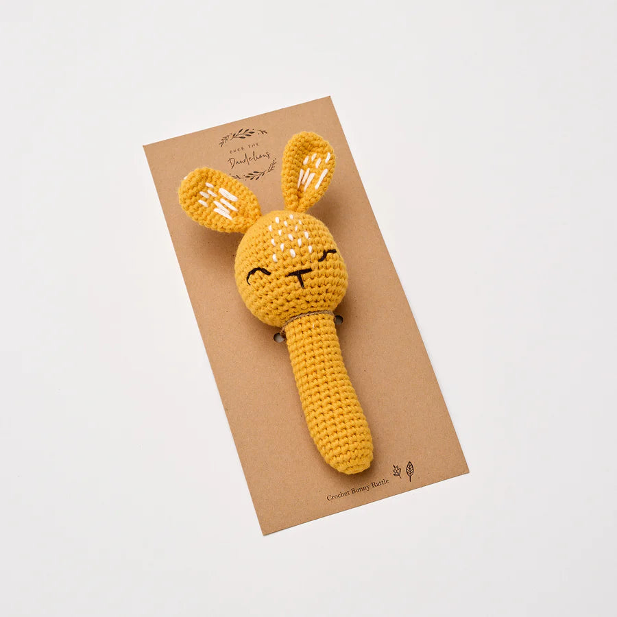OTD Crochet Bunny Rattle (Sunshine)