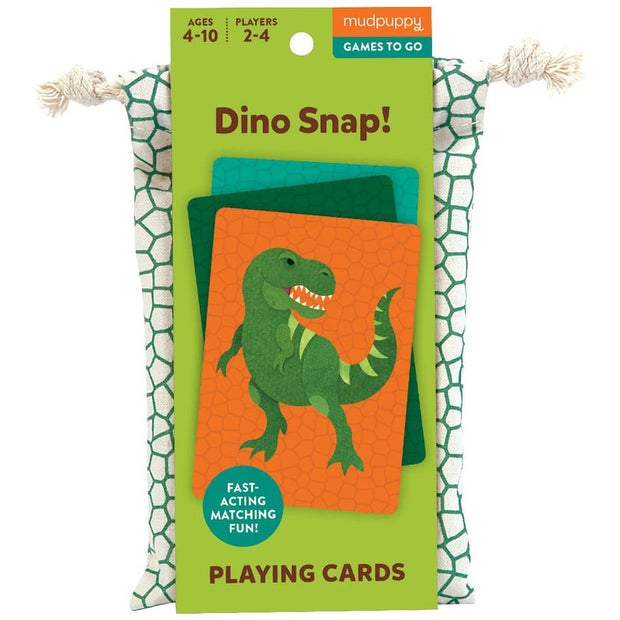 Mudpuppy Dino Snap Playing Cards